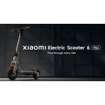 Xiaomi Electric Scooter 6 Max Ηλεκτρικό Πατίνι με 25km/h Max Ταχύτητα και 70km Αυτονομία σε Μαύρο Χρώμα